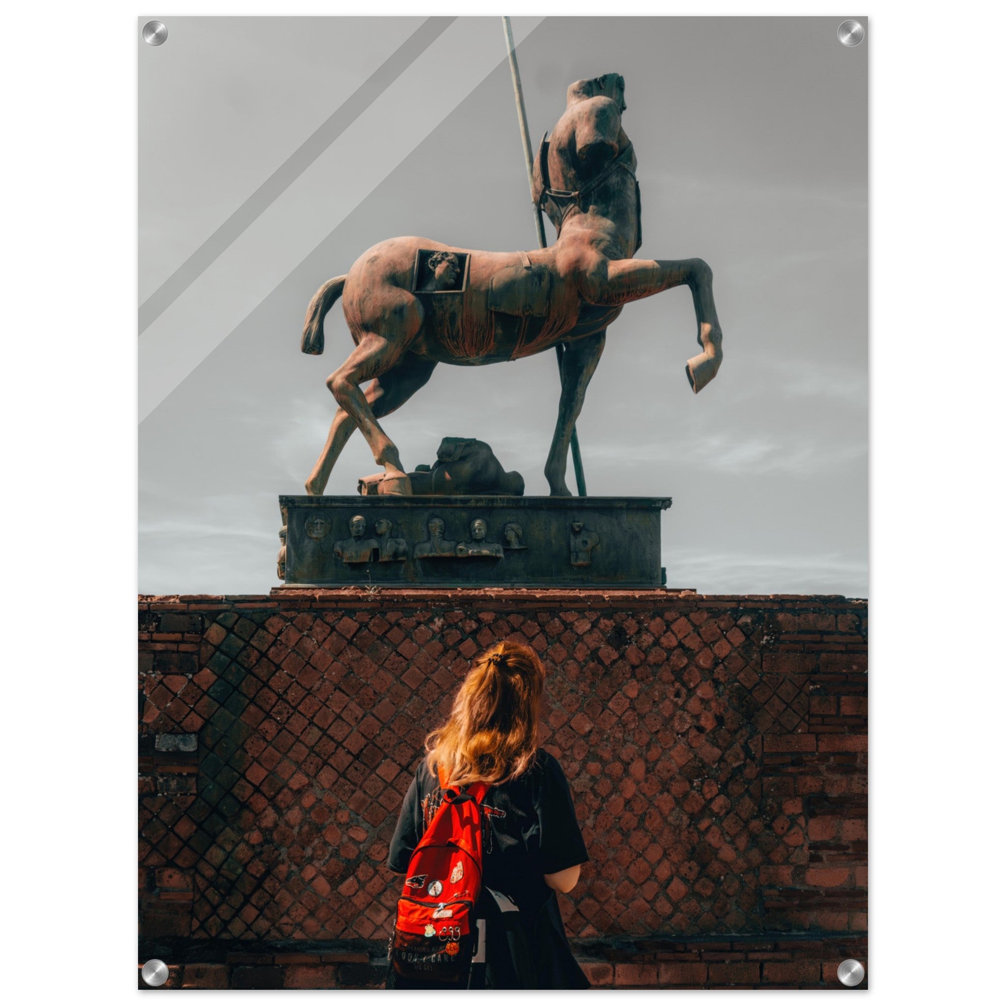 Enchanting Pompeii: Capturing the Centaur Statue |  Acrylic Print